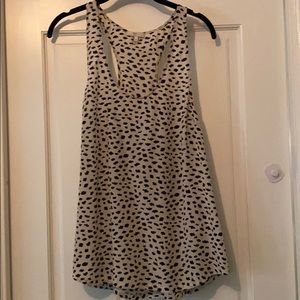 Joie racer back silk tank